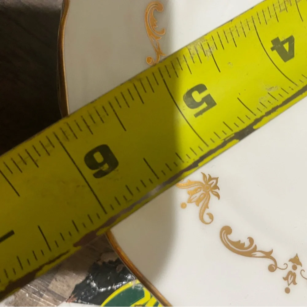 Set of 5 gold chanty‎ 6” plates